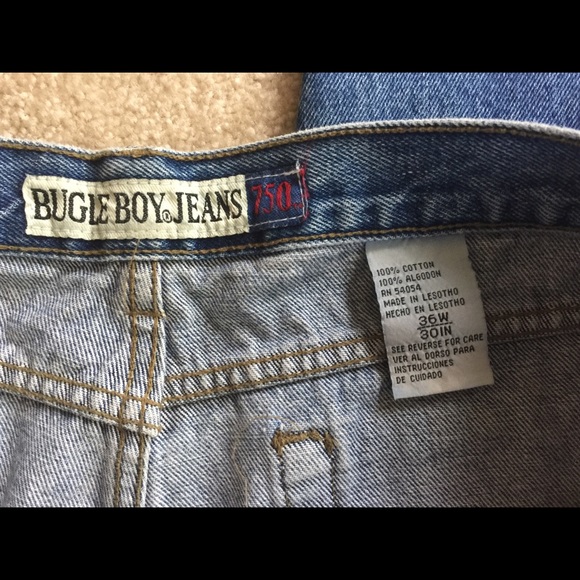 Bugle Boy Jeans Bugle Boy 75 Mens Blue Jeans 36 X 30 Go Retro